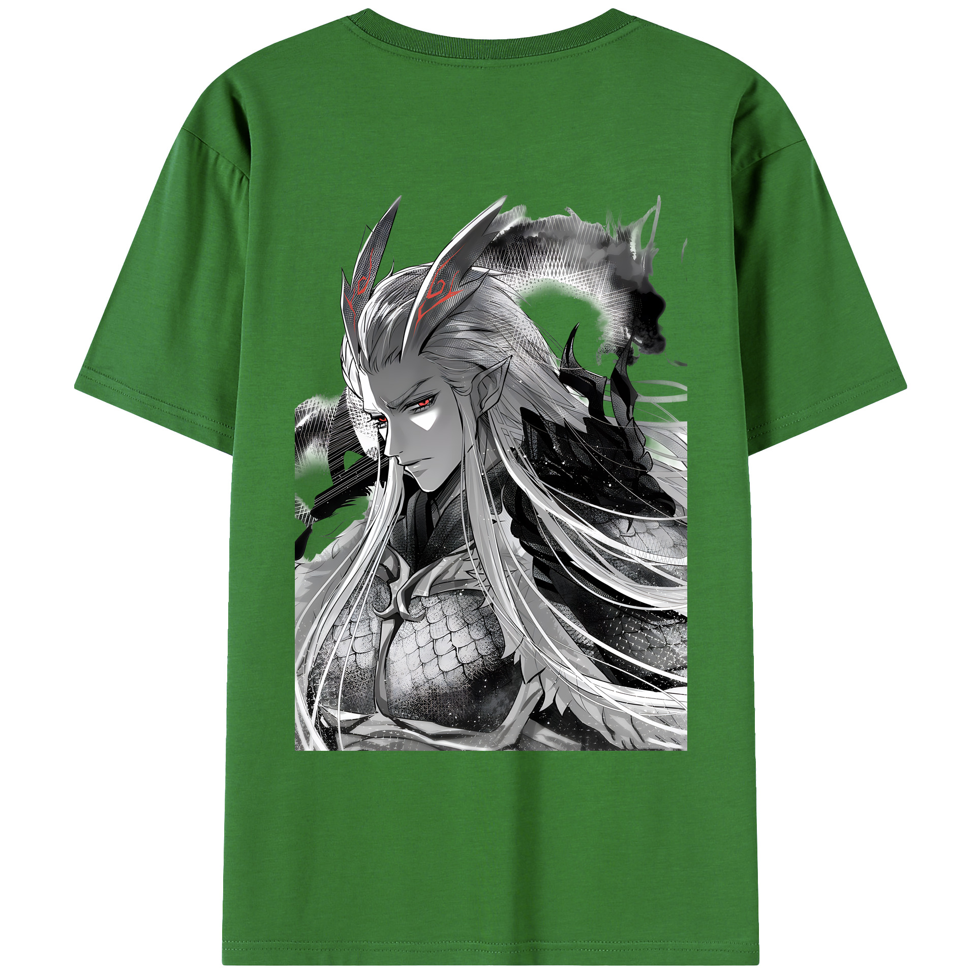 （画像用） Ne Zha 2 ナタ 魔童の大暴れ レディース半袖Tシャツ(バックプリント)